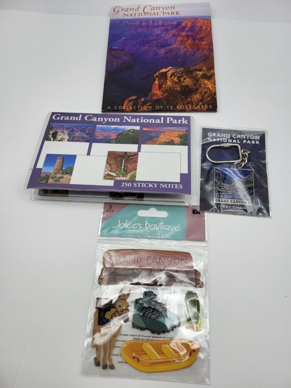Grand Canyon National Park collection postcards stickers keychain sticky notes